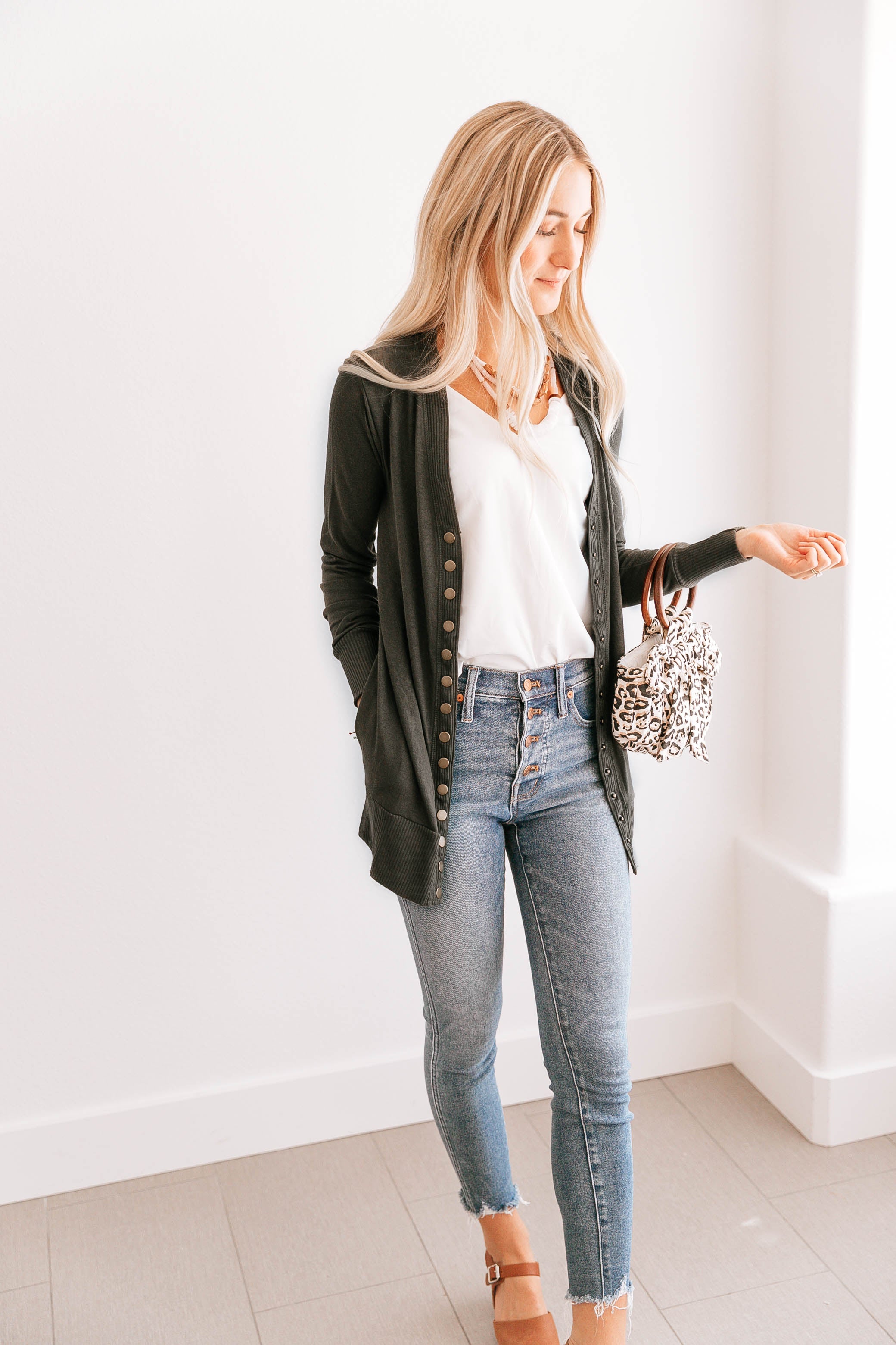 Duster Button Cardigan