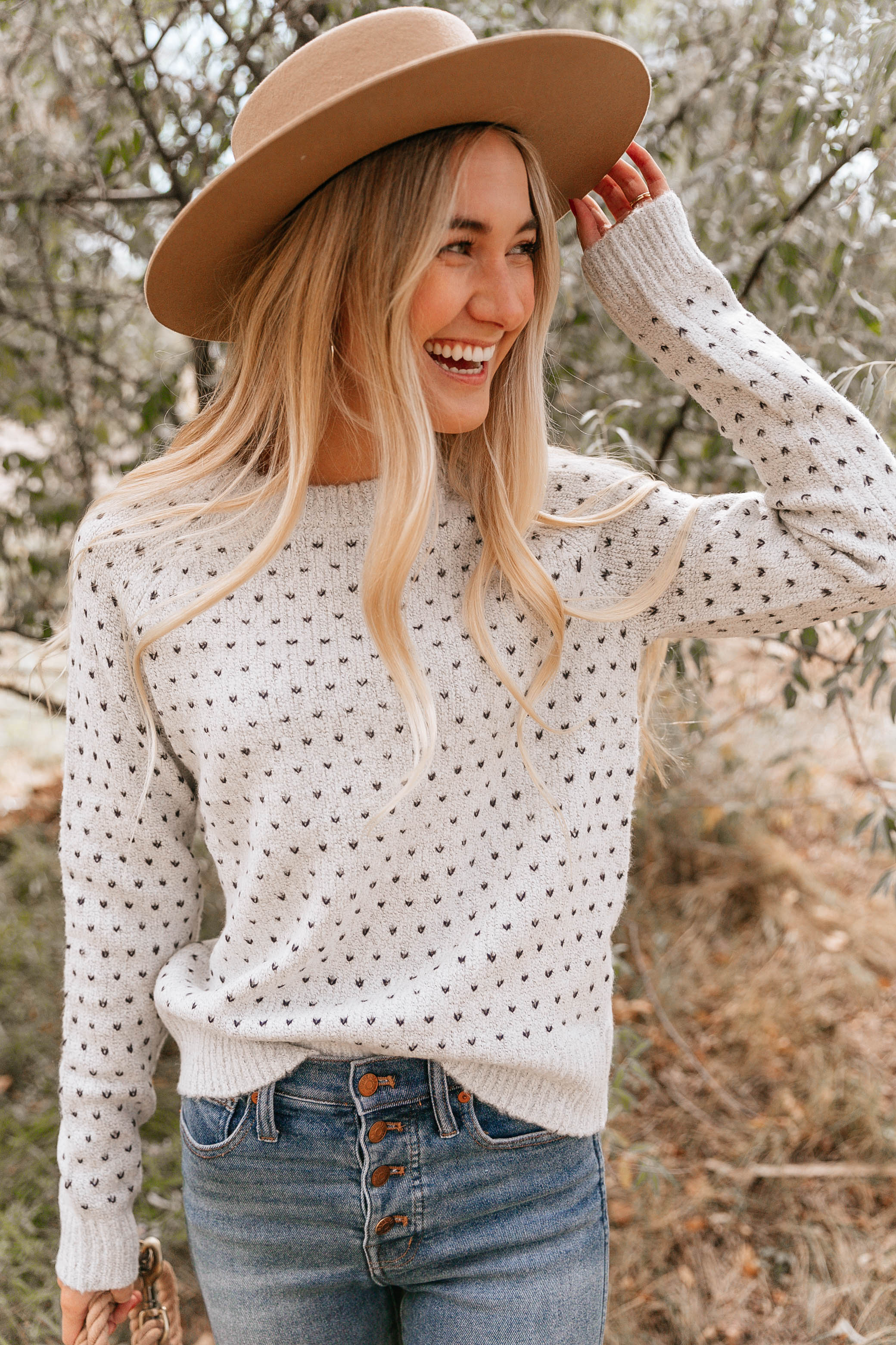 Pin Dot Sweater