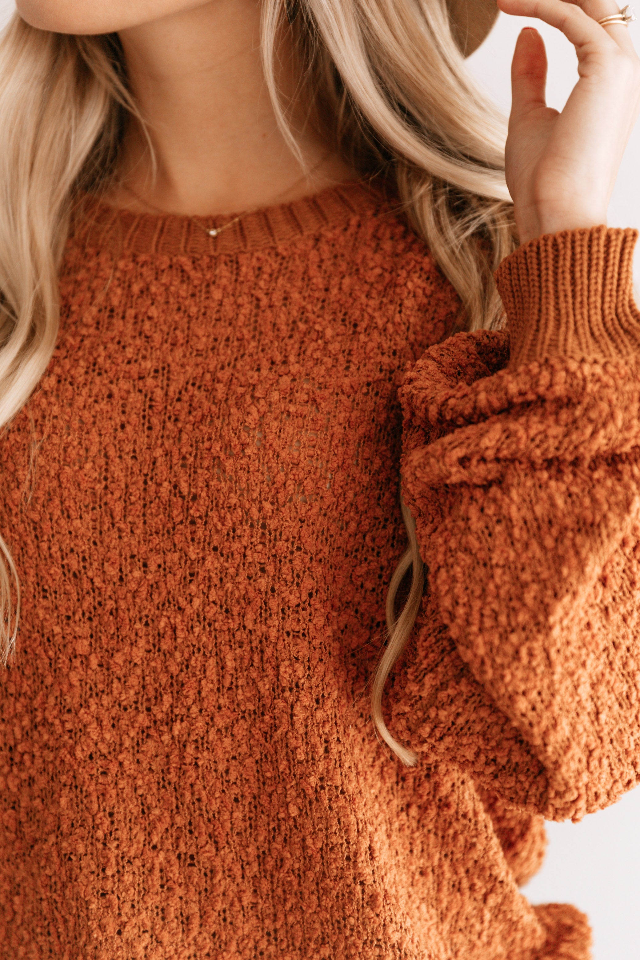 Oversized Textured Sweater