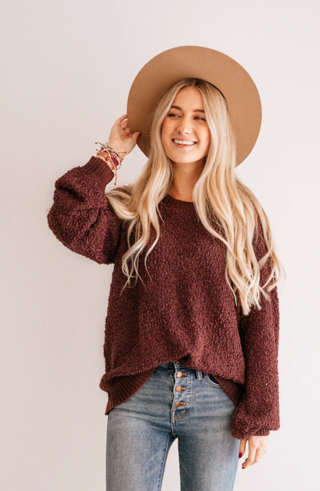 Oversized Textured Sweater