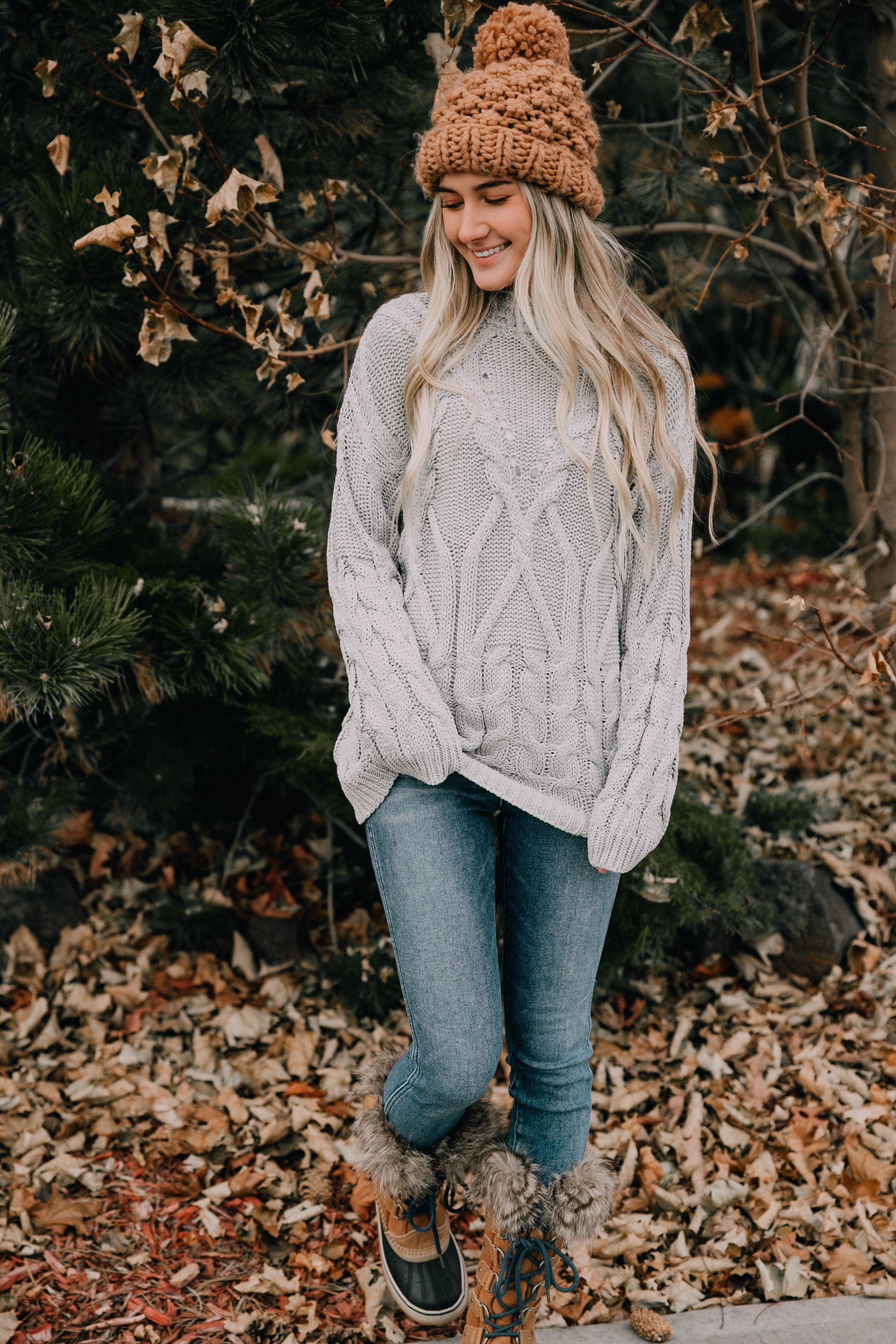 Classic Cable Knit Sweater