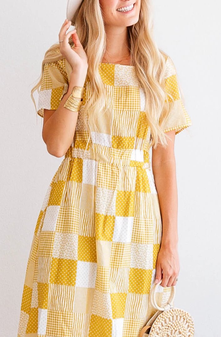 Garden Patchwork Dress